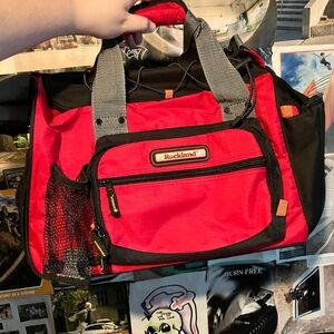 Vintage Rockland Luggage Travel Carry On Duffel Bag